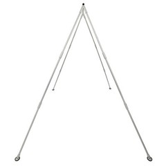 Adjustable Silvery Steel Stand Portable Aerial Rig Frame Yoga Swing Bar Fitness
