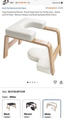Restrial life YOGA Headstand bench – NEW IN BOX- White