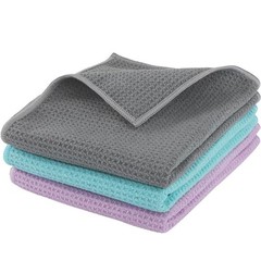 Microfiber Gym Towels 3 Pack, Quick-Drying Yoga Towels for Sport, Workout Equ…