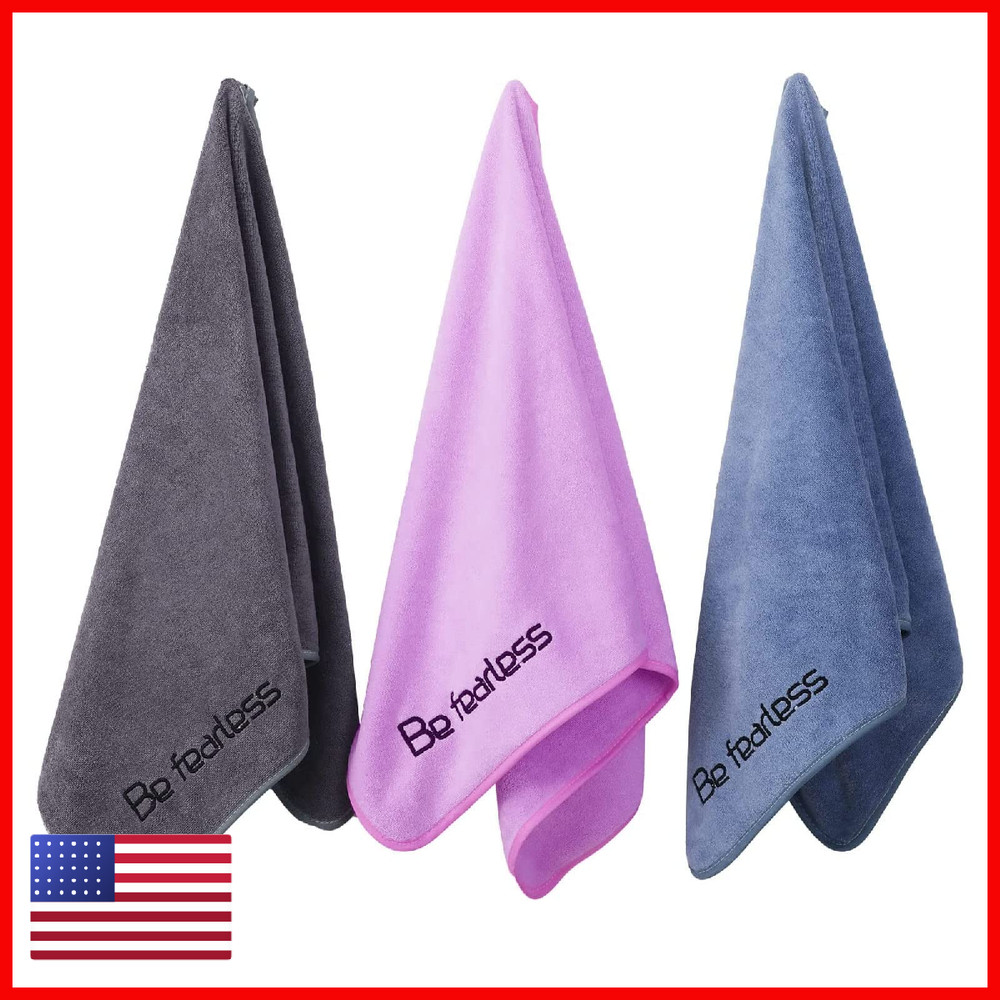 Wuwahold Microfiber Gym Towels Bigger Size Super Soft For Exercise Fitness