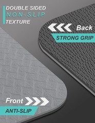 Yoga Mat Double-Sided Non Slip 72” x 32” x 7mm Extra Wide & Thick Yoga Mat