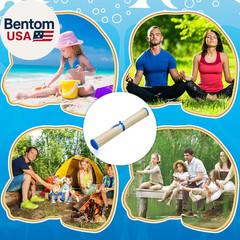 4 Packs Straw Beach Mat Waterproof Non Slip Straw Mat Foldable Lightweight Picni