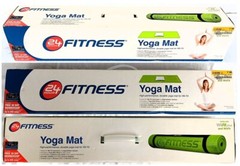 24 HOUR FITNESS YOGA MAT KIT – BRAND NEW/FACTORY SEALED BOX – 72″ X 24″