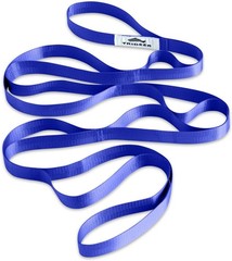 Non-Elastic Stretching Strap with Loops for Physical Therapy & Rehab, Knee Hi…