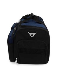 Unisex Sports Duffel Bag with Wet Pocket, Navy Blue