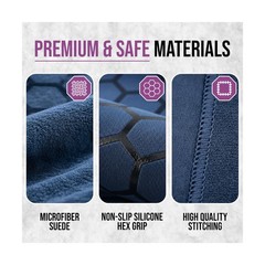 Clever Yoga Hot Yoga Mat Towel – Non-Slip Grip for Hot Yoga, Sweat … Fas
