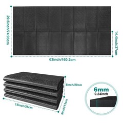 Large Washing Machine Anti Vibration Mat 63 x 29.5 Inch