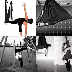 Aerial Yoga Swing Sling Strong Yoga Hammock Kit Set Trapeze Inversion Equipment