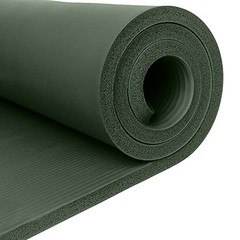 Solana Yoga Mat 1″ & 1/2″ Thick w/Nylon Strap for Men & Wild Spruce