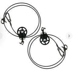 Lagree Fitness Classic Lagree Black Cables (Set Of 2)
