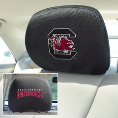 FANMATS NCAA Unisex-Adult Auto Headrest Covers One Size Black