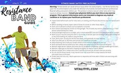 Senior Resistance Band: Light Resistance, Longer Length + Instruction Guide.