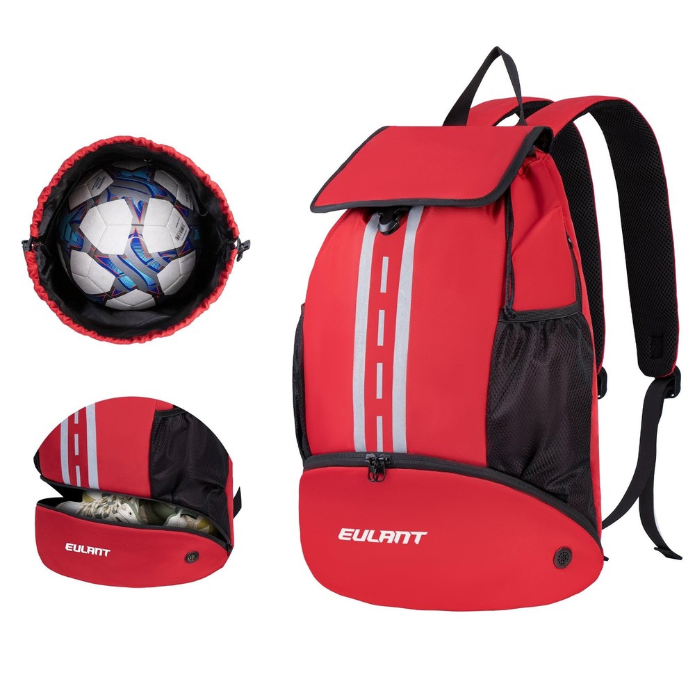 EULANT Soccer Backpack with Shoes Compartment, Waterproof Drawstring Bag for …