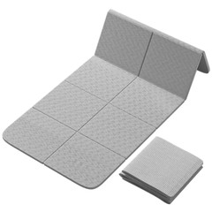 Foldable Yoga Mat TPE Non Slip Double Sided for Yoga Pilates Floor Workout