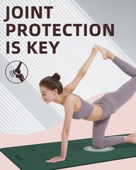 Yoga Mat 72x 32×1/3Extra Wide Non-Slip Exercise Fitness Mats Eco-Friendly TPE