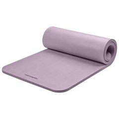 Retrospec Solana Yoga Mat 1″ Thick with Nylon Strap for 1 inch, Violet Haze