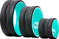 Chirp Foam Roller Wheel for Back Pain Relief, Muscle Therapy – Black