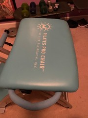 Life’s A Beach Pilates Pro Chair Orange Home Workout Pilates Exercises FREE SHIP