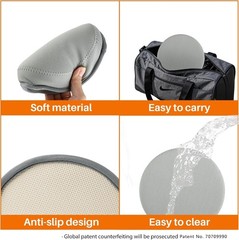 Yoga Knee Pad Cushion, 1.57 Inch Thick, Memory Foam and EPE Foam, for Knees E…