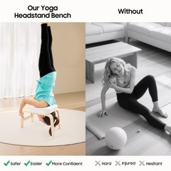 Yoga Headstand Bench Exercise Inversion Stool Workbench Upside Down Chair
