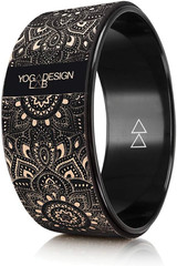 YOGA DESIGN LAB | the YOGA WHEEL | Eco Printed, Extra Strength, Padded, Dharma E
