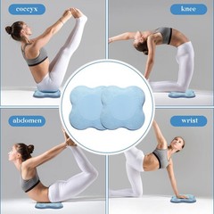 2 PCS Yoga Knee Elbow Cushions Extra Thick Foam Pilates Kneeling Support Pad