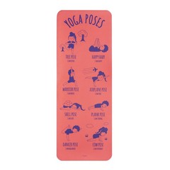 Silk Print Kids Yoga Mat Non-Slip Yoga Mat for Childrens Exercise, Fitness, Y…