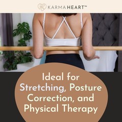 Versatile Stretching Stick: Yoga Stick & Stretch Bar with Super Sturdy Rubber…