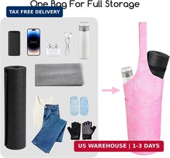 IwIeIaIrI Yoga Mat Bag for Women with Large Size Pocket and Zipper Pocket,Yoga B