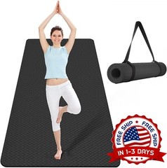 Estera De Yoga TPE Alfombra Antideslizante Colchoneta Tapeta Para Ejercicios NEW