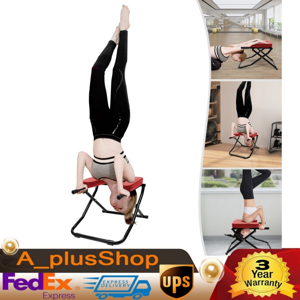 Yoga Headstand Chair Bench Stand Inversion Stool Fitness Inversion Exercise Gym