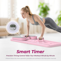 Multifunctional Pilates Board, Pilates Reformer Sets 7-In-1 Foldable Pilates Ref