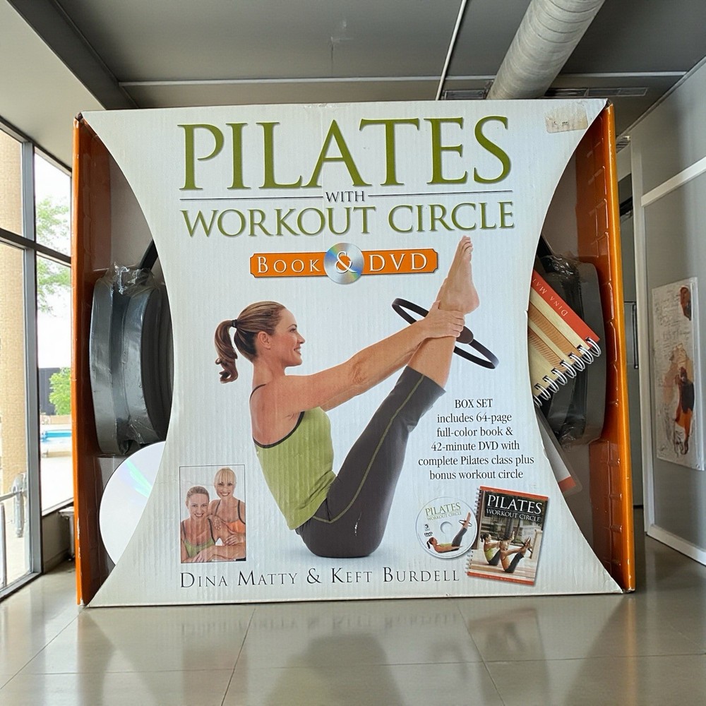 Pilates With Workout Circle Book & DVD with 64 Pg Book & 42 Minute DVD w Circle