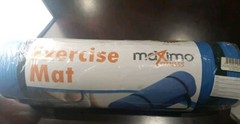 Maximo Fitness Yoga Mat – Multipurpose Exercise for 0.5″ (Standard), Blue