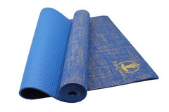 Jute Yoga Mat – Blue