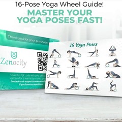 Yoga Back Roller – Yoga Wheel for Stretching and Back Pain Relief – Back Stre…
