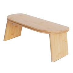 Foldable Bamboo Meditation Bench, Meditation Stool-Prayer Kneeler Chair for Yoga