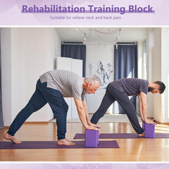 10 Pcs Yoga Blocks Eva Foam Blocks Supportive Yoga Brick Soft Non Slip Gymnastic
