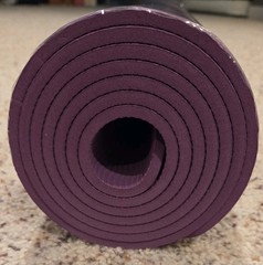 Generic Purple Yoga Mat Roughly .25 In Thick