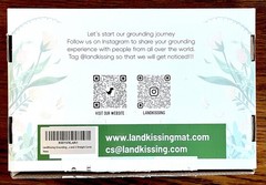LANDKISSING GROUNDING MAT – With 2 Wrist Bands and Cords – AntiSlip – Sleep, New