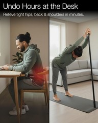 5ft Bamboo Stretching Stick with 20+ Video Tutorials