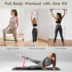 9-Piece At Home Pilates Kit for Beginners & Women | Complete Pilates Equipmen…