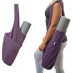 Yogiiitote Original Yoga Mat Bag Carrier Imperial Purple Stylish Durable Design