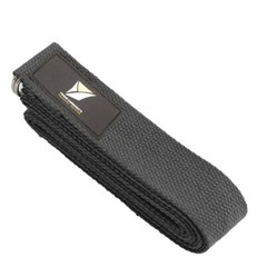 Organic Cotton Yoga Strap-Belt. Sturdy and secure with D-Ring Buckle 
