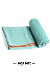 Yoga Mat Towel Non Slip Antibacterial Ultra Fine Microfiber Super Soft – Teal