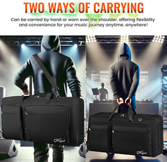 DJ Controller Case for DDJ-FLX10/ 1000/ REV7/ FLX6, Padded Large Capacity DJ Con