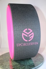 UPCIRCLESEVEN 13 Inch Matte Hot Pink Yoga Wheel Hoop For Various Yoga Poses