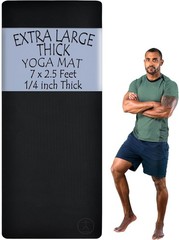 Extra Thick Yoga Mat Wide & XL-Our 10mm Extra Large Yoga Mat Thick Extra Wide…