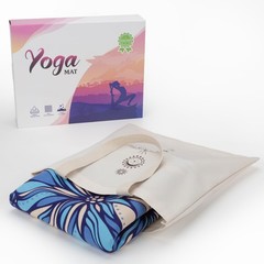Non Slip Folding Suede Travel Yoga Mat – 1.5mm Thin & Lightweight 1…