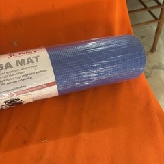 Sunny Health Fitness Yoga Mat Blue New 24×68